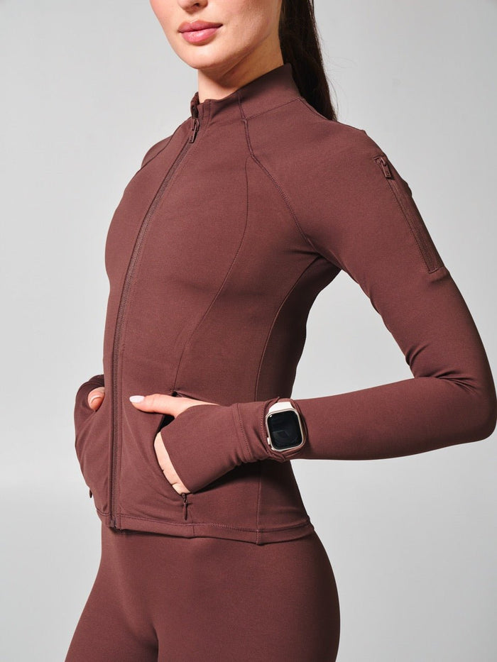 Elysium Zip Jacket - Espresso