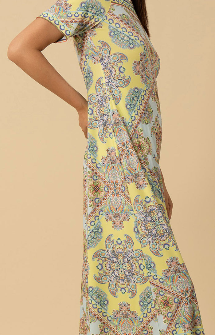 Emberly Jersey Dress, color_turquoise