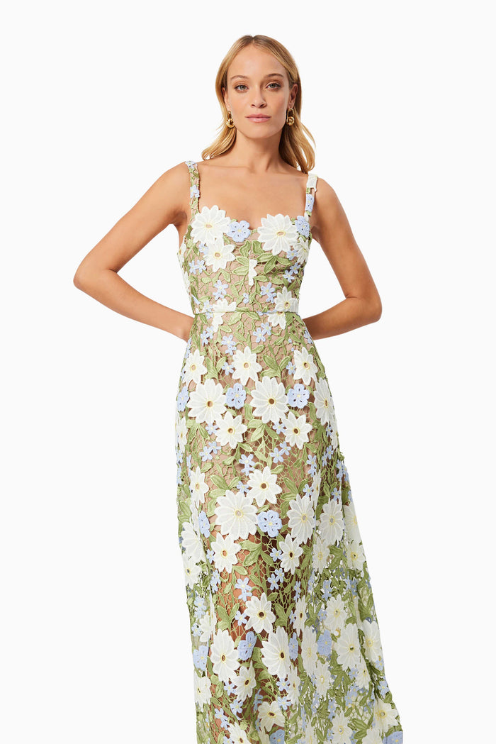 Flora Midi Dress - Dress - Elliatt
