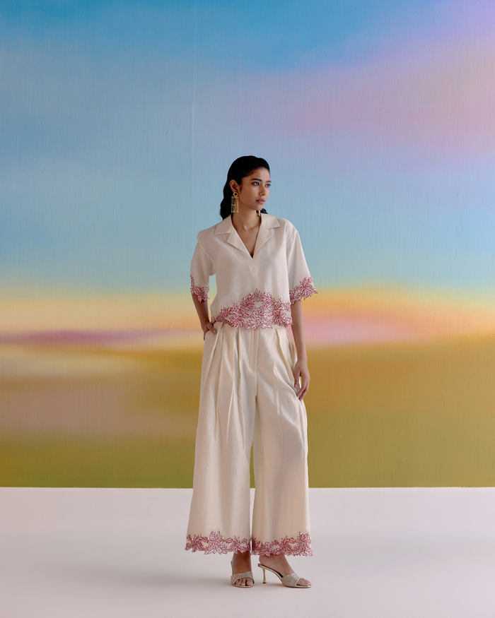 FLORENCE EMBROIDERED CO-ORD SET