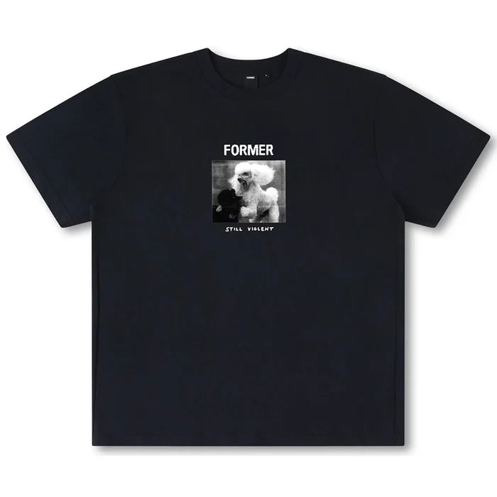 Former War Poodle T-Shirt black pure boardshop