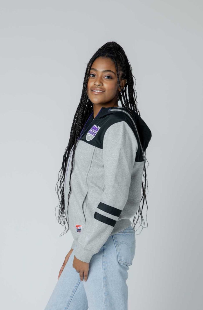 Full Zip Nylon Hoodie