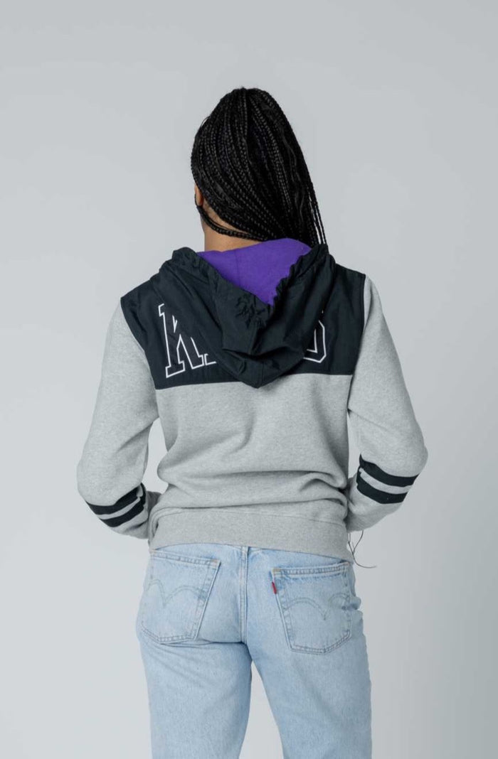 Full Zip Nylon Hoodie