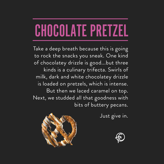 Funky Chunky - Chocolate Pretzel | Chocolate Pretzels | 5-ounce Bags