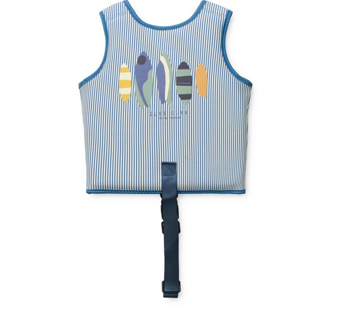 Gilet de flottaison | Rayures bleu