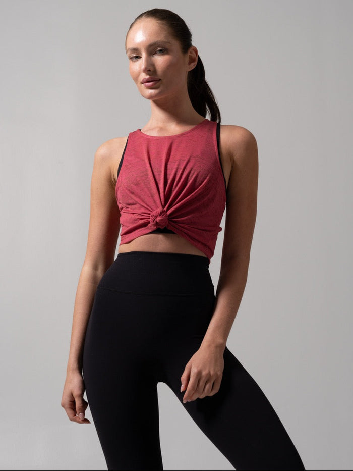 Go With The Flow Hip Tank - Burnt Sugar