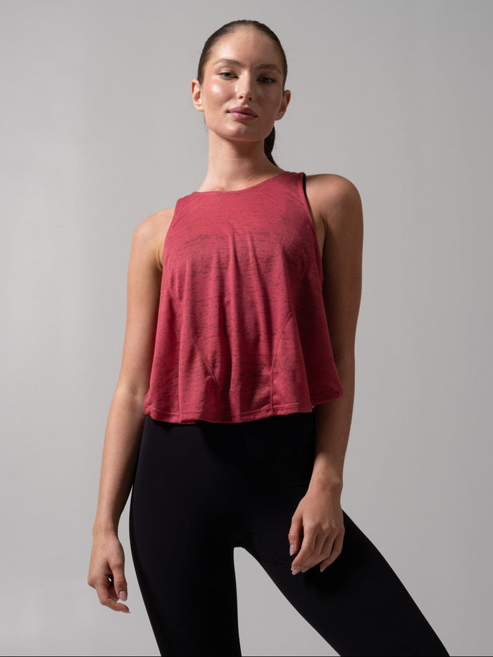 Go With The Flow Hip Tank - Burnt Sugar