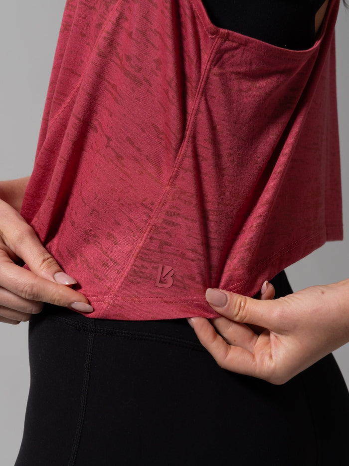 Go With The Flow Hip Tank - Burnt Sugar