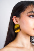 Private Label EARRINGS Gold Gold Stainless Steel Curve Earring