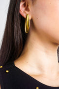 Private Label EARRINGS Gold Gold Stainless Steel Long Earring
