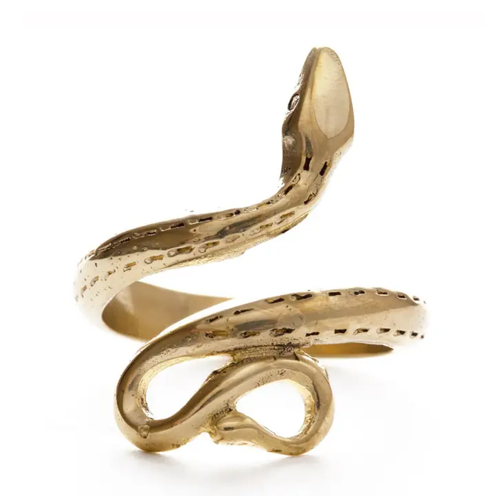 Golden Serpent Ring