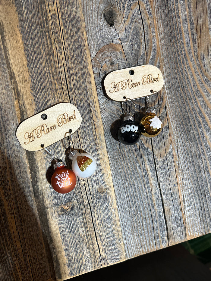 Halloween Ornament Earrings- 2 Styles