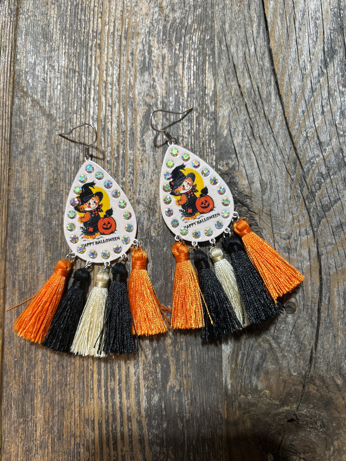 Halloween Scarcrow Earrings