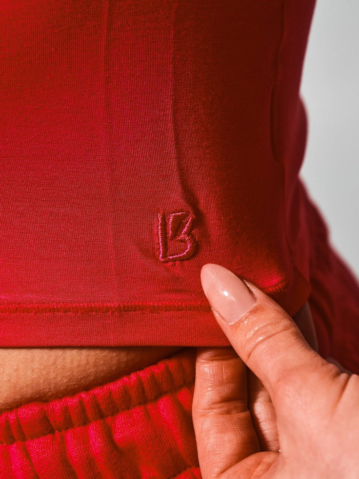 Halo Baby Tee - Lipstick Red