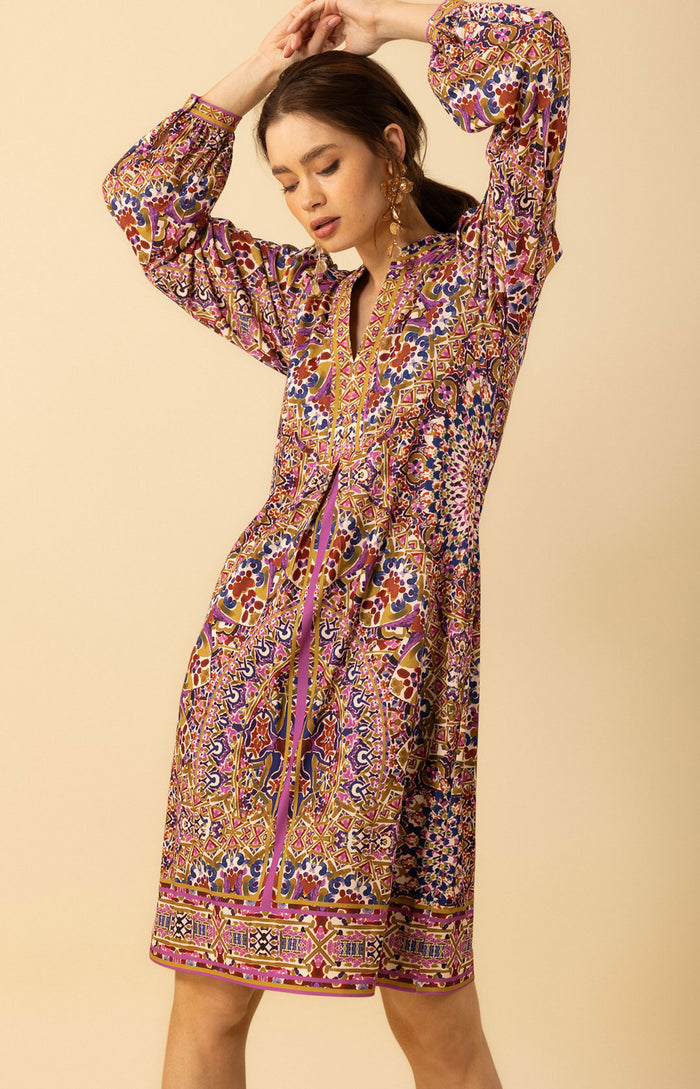 Heaven Midi Jersey Dress, color_pink