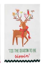 Holiday Bar Glitter Towels