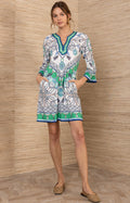 Holiday Jersey Dress, color-Blue