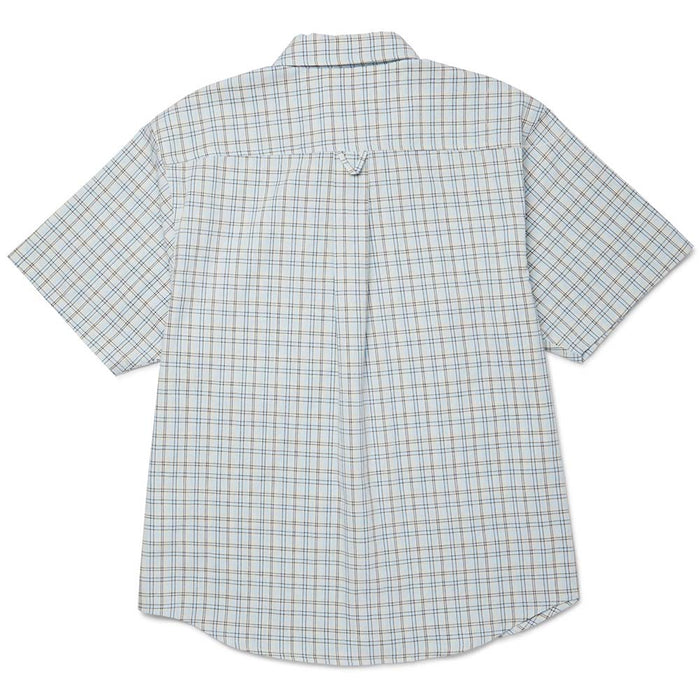 HUF Total Eclipse Plaid Shirt light blue pure boardshop