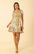 Ila Dress, color-Orange