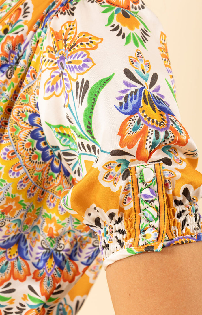 Ila Maxi Dress, color-Orange