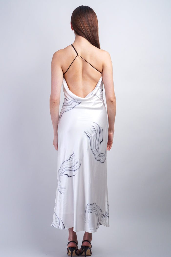 Private Label DRESSES Ivory Satin Bias Maxi Dress