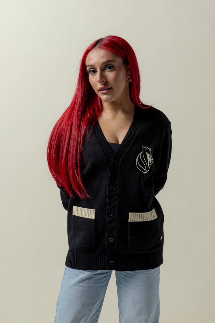 Jacquard Cardigan Sweater