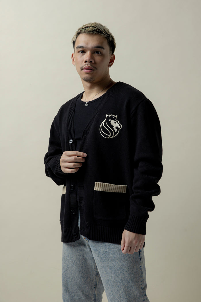 Jacquard Cardigan Sweater