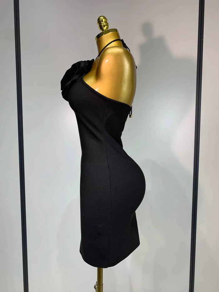Jae Black Red Sleeveless Bodycon Bandage Mini Dress