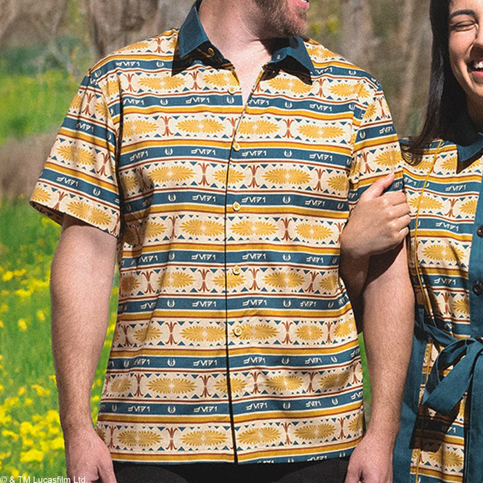 Jedi Tapestry Button-Down Shirt - Heroes & Villains-Star Wars-Button-Down
