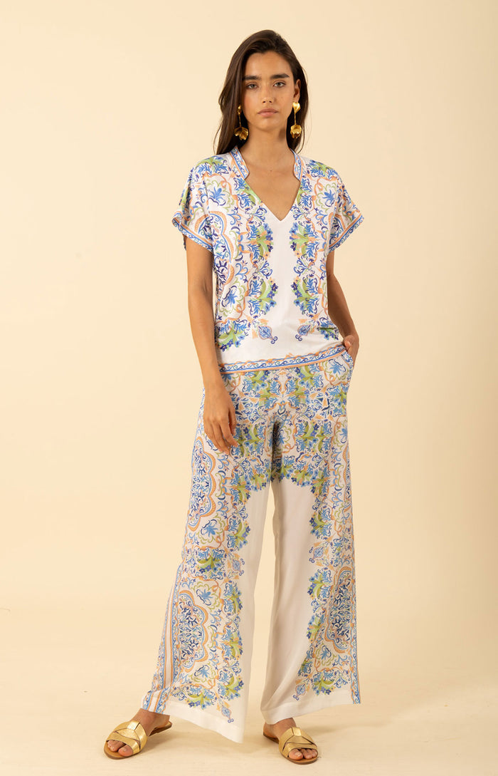 Joelle Jersey Top, color-ivory