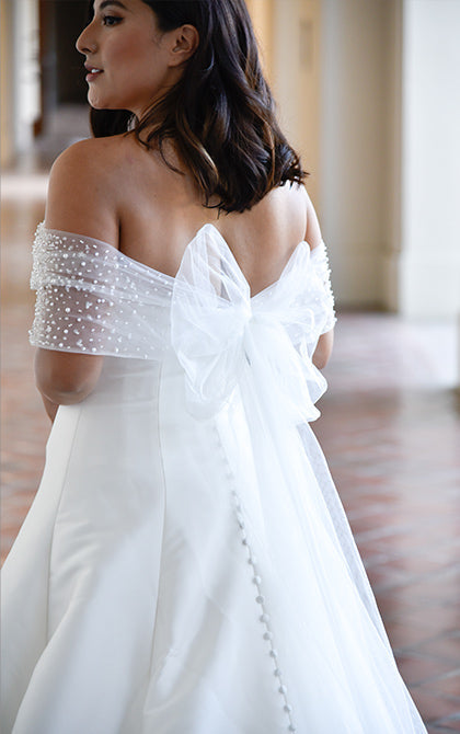 Jolie Tulle Jacket & Bow - Accessory - Grace and Goddess