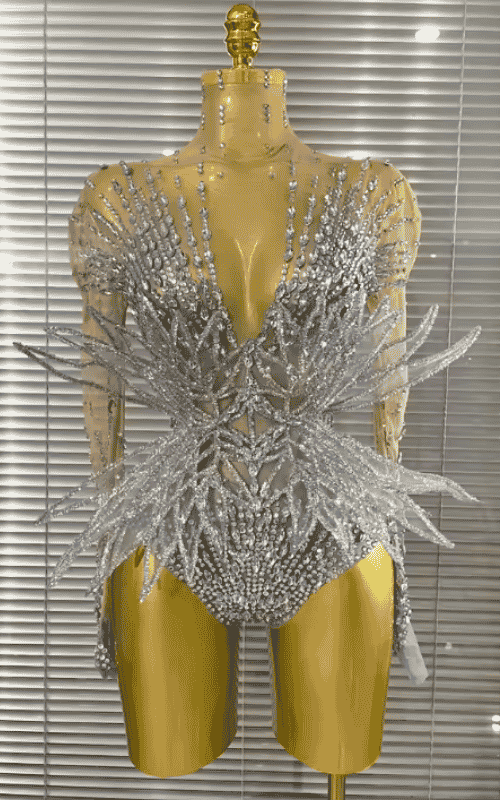 Juliana 3D Butterfly Long Sleeve Mesh Bodycon Dress for Women