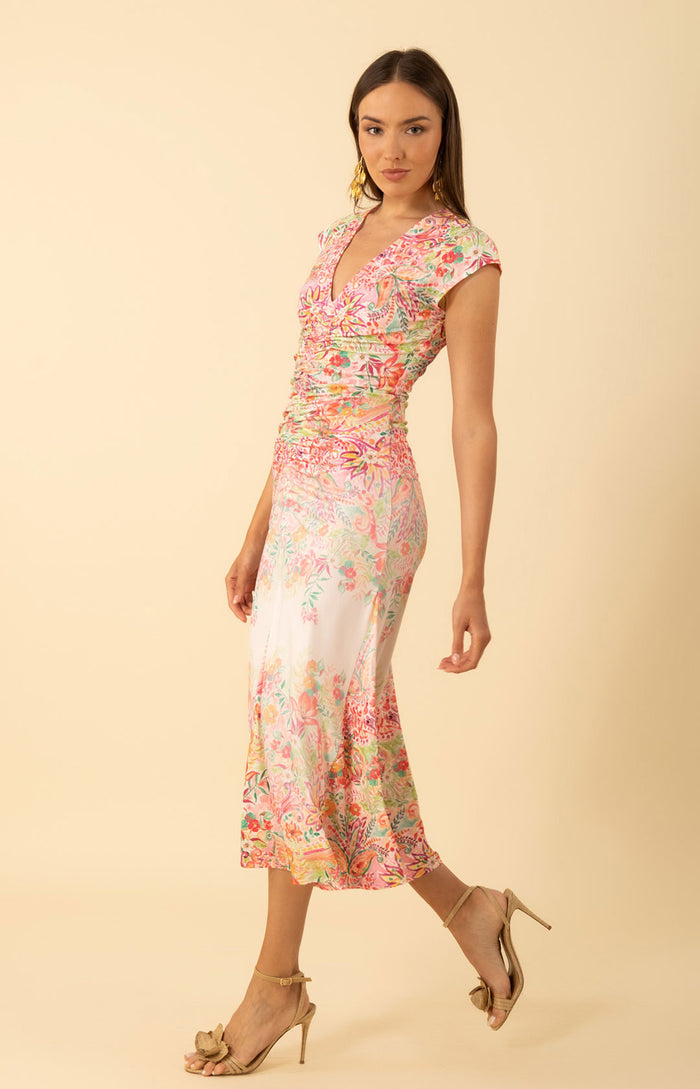 Kamiyah Jersey Dress, color-Pink