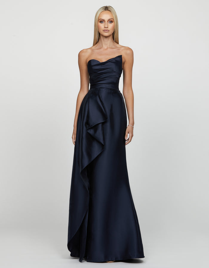 Kasery Asymmetric Gown - Dress - Bariano