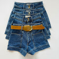 Ki223 Blue Denim Shorts