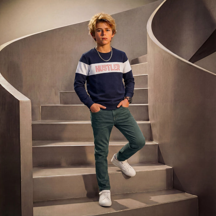 Kid's Navy Sweat Shirts