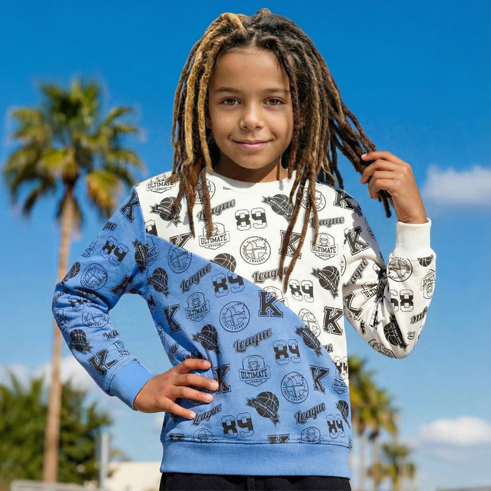 Kid's White Sweat Shirts