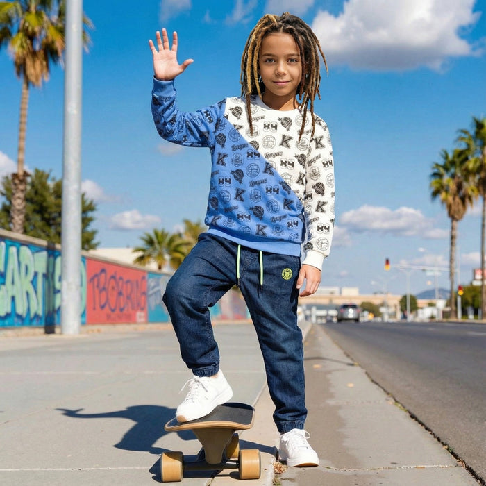 Kid's White Sweat Shirts