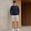 Killer Men Beige Solid Shorts