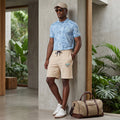 Killer Men Beige Solid Shorts