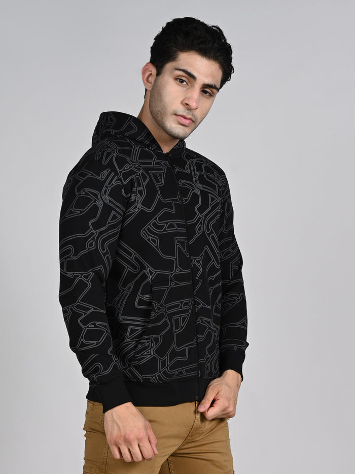 Killer Men Black Hooded Sweat Shirts