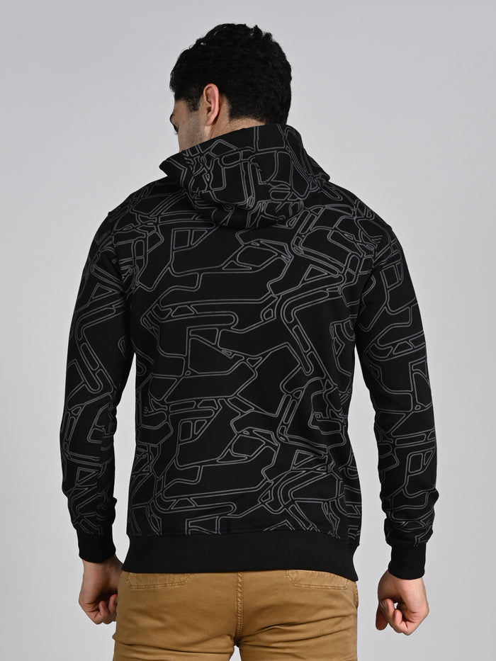 Killer Men Black Hooded Sweat Shirts