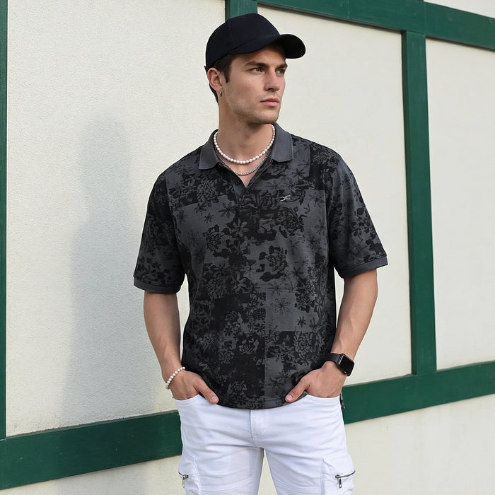 Killer Men Black Printed Slim Fit T-Shirt