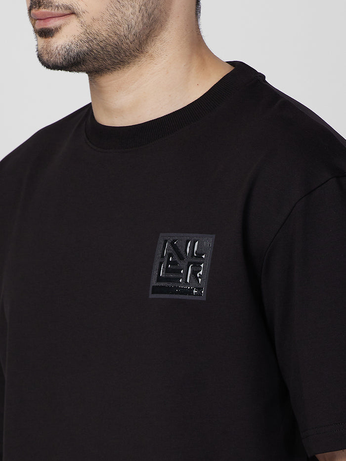 Killer Men Black Printed Slim Fit T-Shirt
