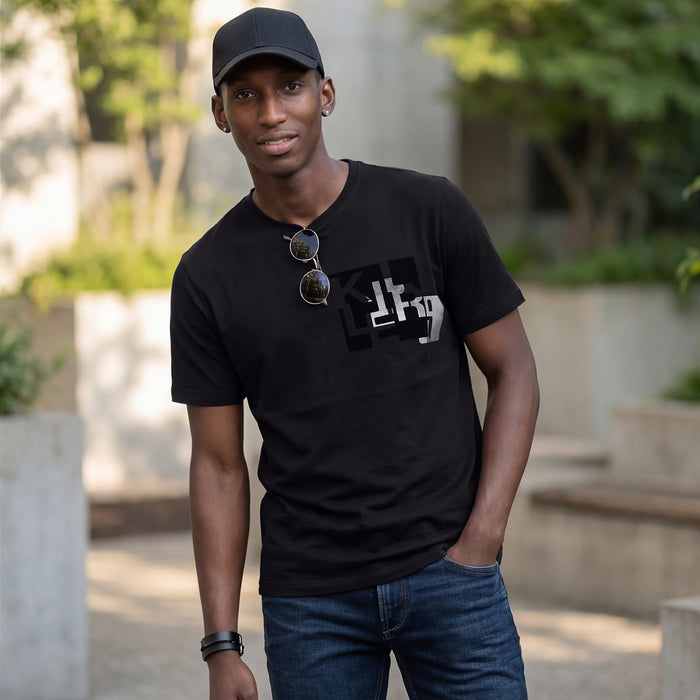 Killer Men Black Printed Slim Fit T-Shirts