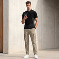 Killer Men Black Solid Slim Fit T-Shirts