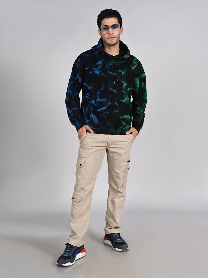 Killer Men Blue Hooded Sweat Shirts