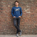 Killer Men Blue Printed Sweat Shirts