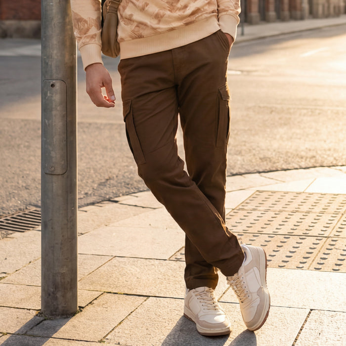 Killer Men Brown Solid Cargo