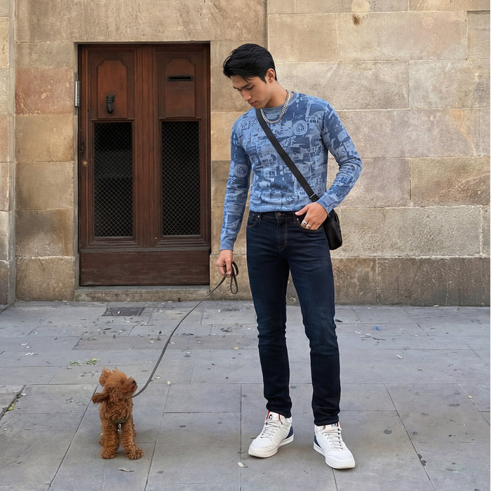 Killer Men Dark Blue Skinny Fit Jeans